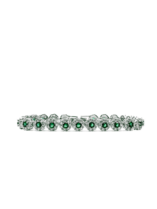 CRYSTAL DENIM BRACELET