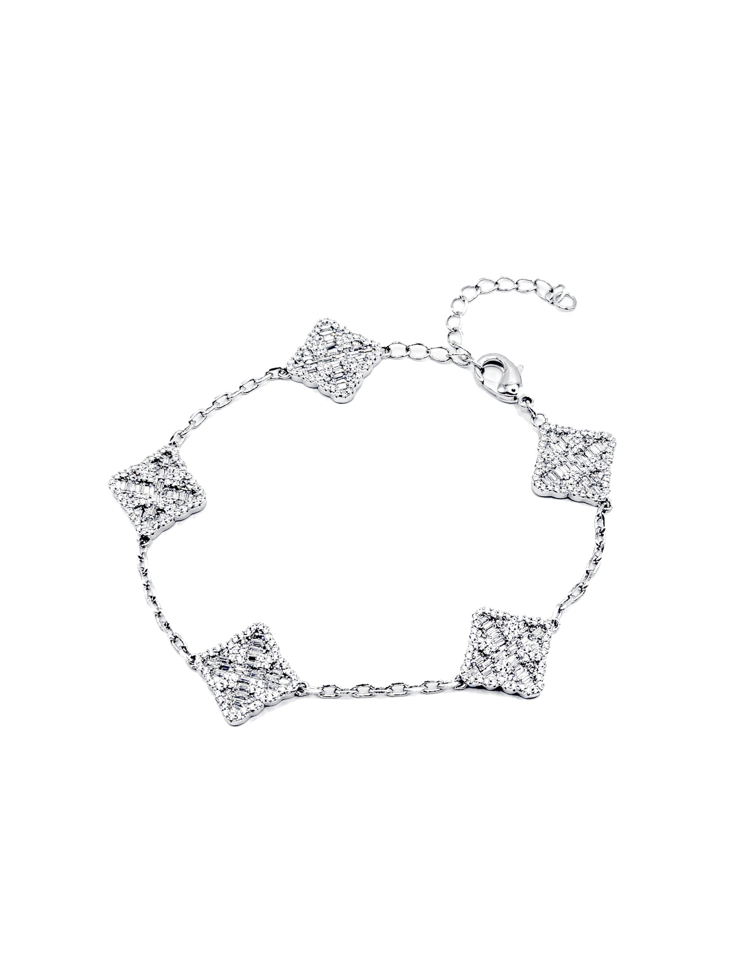 ICED CLOVER BRACELET