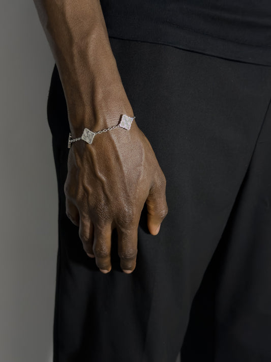 ICED CLOVER BRACELET