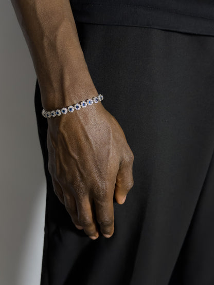 CRYSTAL DENIM BRACELET