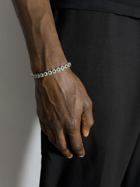 CRYSTAL DENIM BRACELET